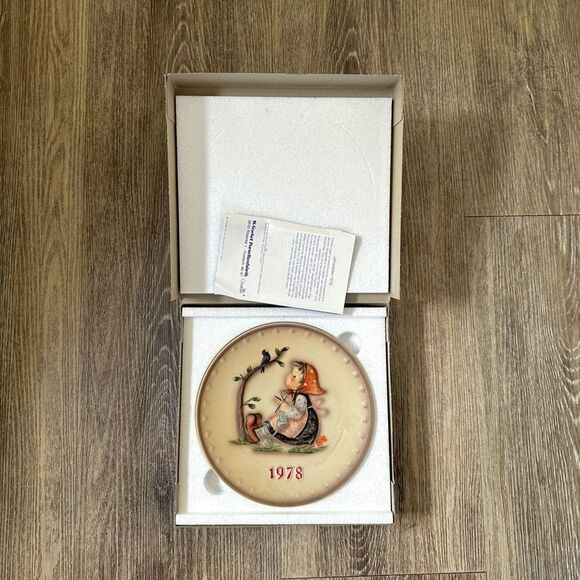 MJ Hummel annual plate 1978 vintage collectors plate - Picture 2 of 12